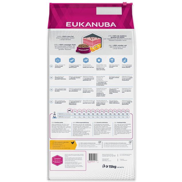 Euk Adult Large &amp; Giant Weight Control 15kg