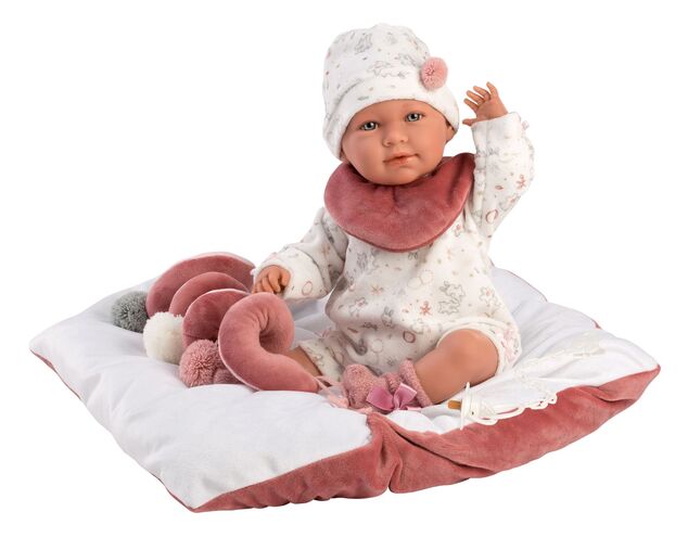 Llorens M740-26 oblečenie pre bábiku bábätko NEW BORN veľkosti 40-42 cm a podložka