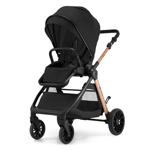 KINDERKRAFT Kombikinderwagen Vesto 2 3in1 Schwarz