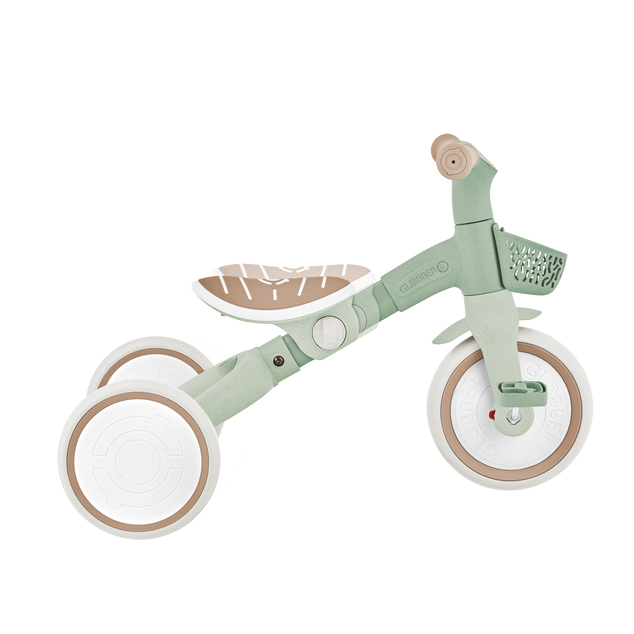 Globber detské odrážadlo trojkolesové - Learning Trike 3in1 PLUS Ecologic Pistachio