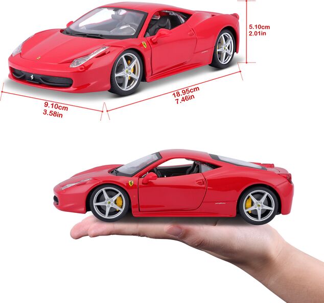 Bburago 1:24 Ferrari 458 Italia Rot