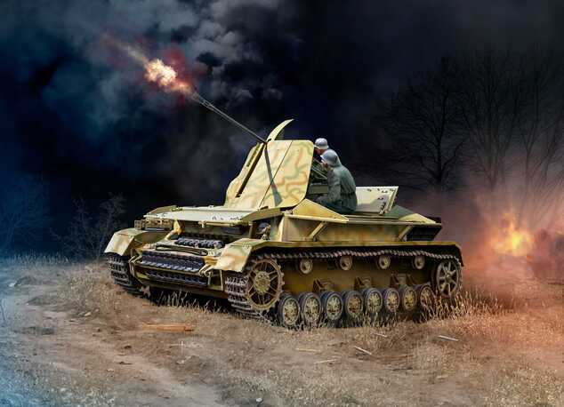 Plastic ModelKit military 03363 - Flakpanzer IV "Möbelwagen" 3.7cm Flak 43 (1:72)