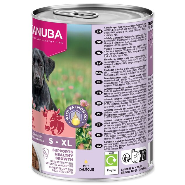 Konzerva EUKANUBA Puppy bohotá na hovädzie s tekvicou 400 g