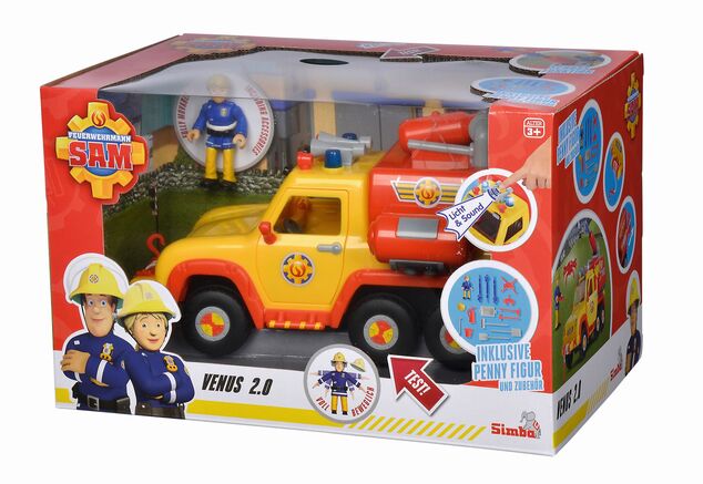 Fireman Sam Hasičské auto Venuša 2.0 cm s figúrkou