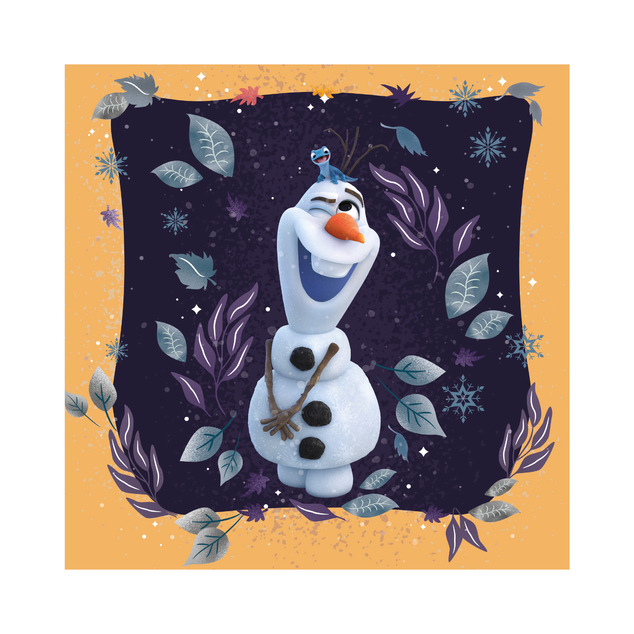 Puzzle Frozen: Radostná jeseň 3x55 dielikov