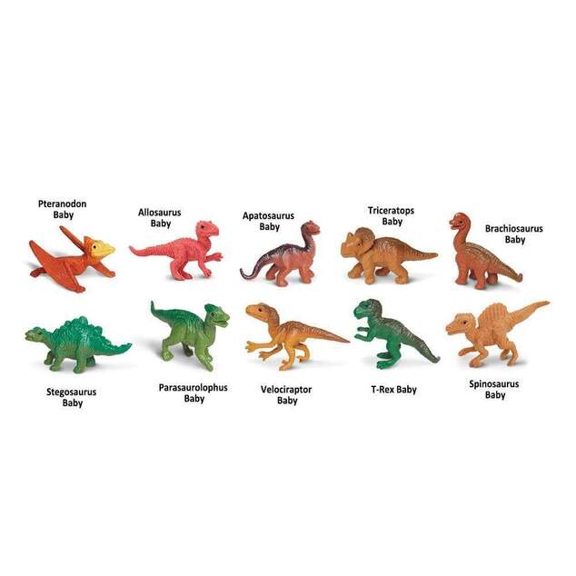 Safari® Toob Mláďatá dinosaurov 10 figúrok