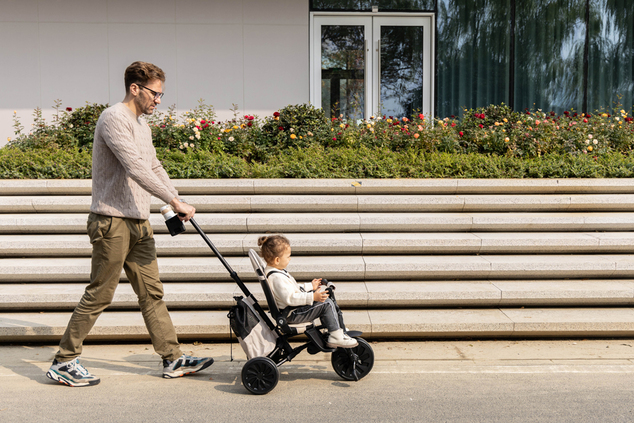 QPLAY Tříkolka Nova Max 5v1 Beige, 10-72 měsíců
