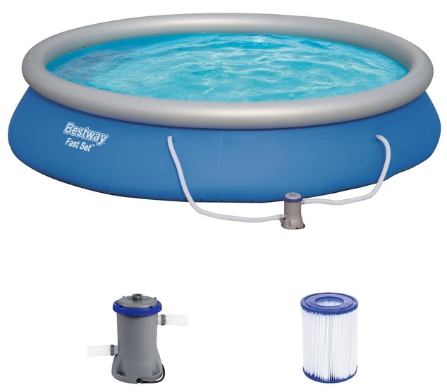 Bestway Bazén Fast Set 457 x 84 cm s filtráciou