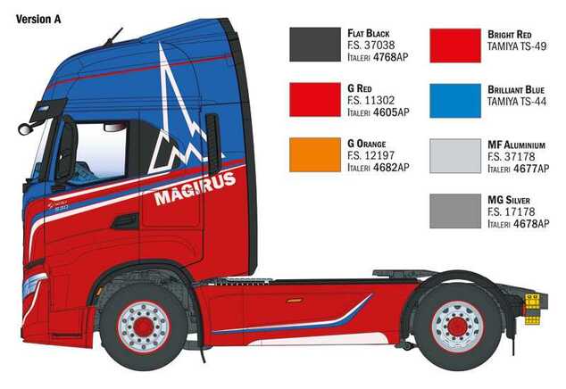 Model Kit truck 3963 - Iveco Stralis S-Way (1:24)