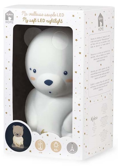 Kaloo Intemporel Detské nočné svetlo Medveď 18 cm