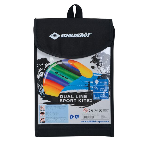 Schildkröt – komorový lietajúci šarkan - Dual Line Sport Kite 1.3