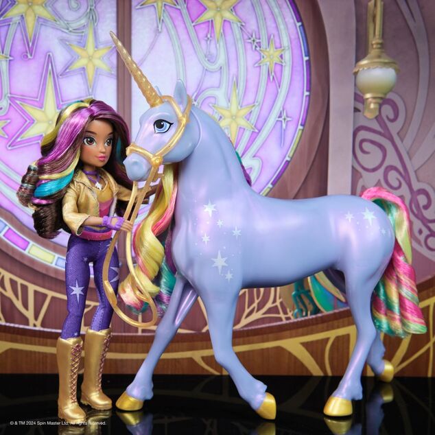 Unicorn Academy Svetelný jednorožec WildStar a Sophia 24 cm