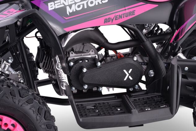 Benzínová štvorkolka pre deti Beneo Motors Adventure ružová - 50cm3
