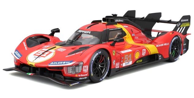 Bburago 1:18 Ferrari Racing - 499P LMH - Red #51