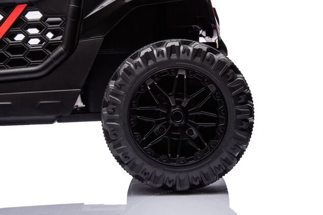 Elektrické autíčko UTV Small 12V, čierne, Pohon zadných kolies, 12V batéria