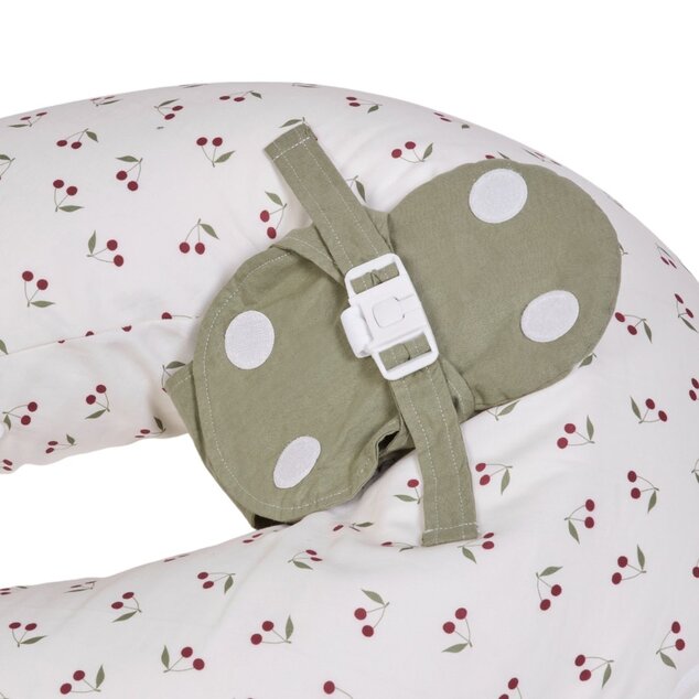Cuscino gravidanza e allattamento Multirelax 3 in 1 Polycotton, Cherry