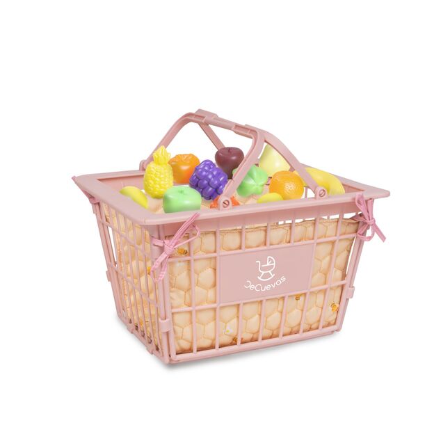 DeCuevas 52170 Carrello della spesa mobile 2 in 1 con frutta Honey 2026