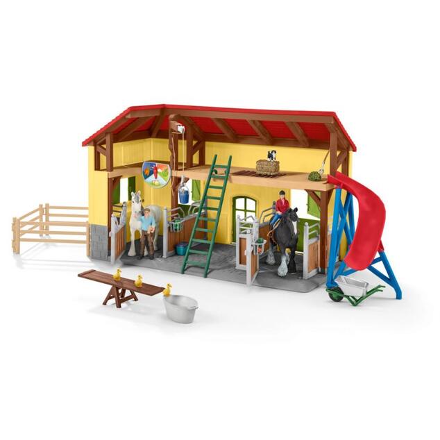 Schleich Stabil pentru cai cu accesorii
