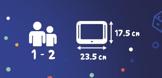 Tablet zum Spielen von 20 Minispielen