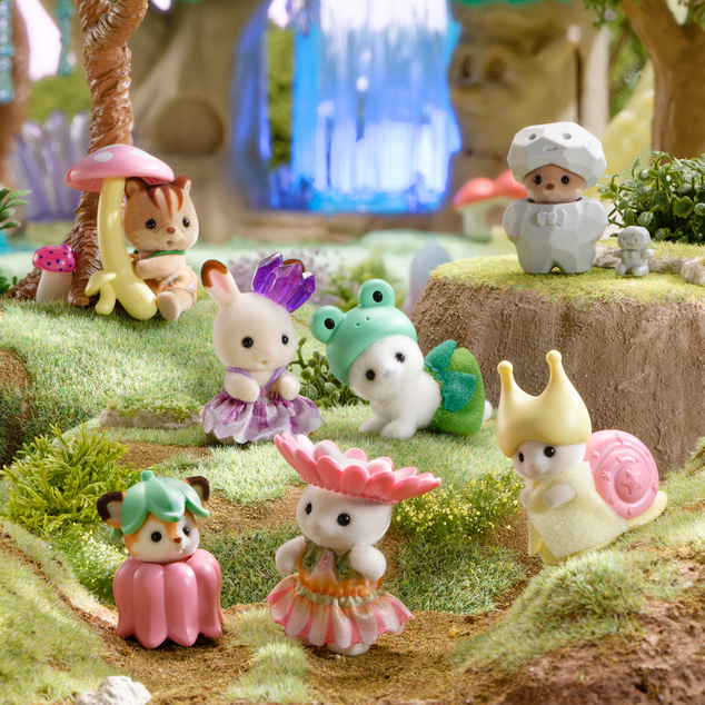 Sylvanian Families Bebeluși animale în costume de zâne ale pădurii - asortate