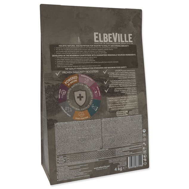 Krmivo ELBEVILLE Senior All Breeds Fit and Slim Condition Fresh Turkey 4kg