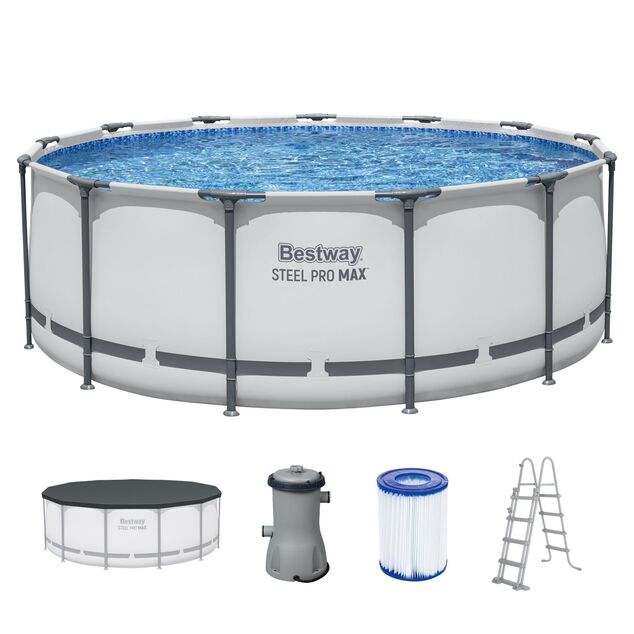Bestway 5618W Bazén Steel Pro MAX, 396 x 122 cm