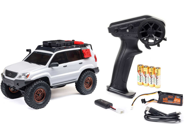 Axial SCX24 Lexus GX 470 1:24 4WD RTR biely