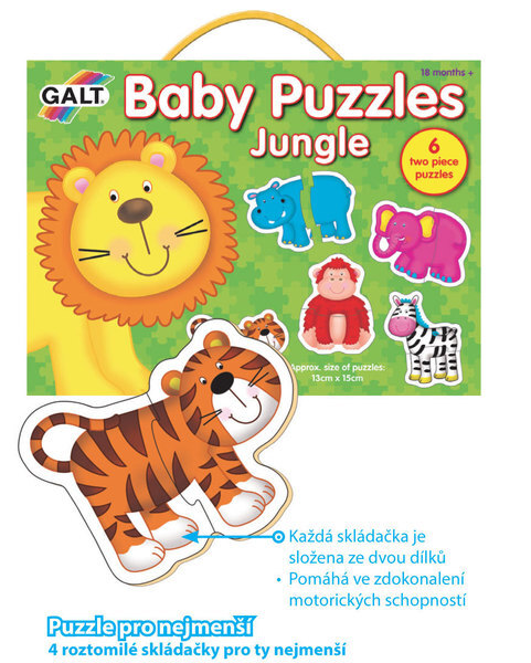 Puzzle pre nejmenších – zvieratká v džungli 2.