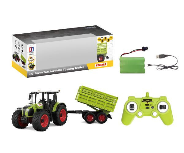 Claas Traktor s vlečkou RC na diaľkové ovládanie 43,6 cm