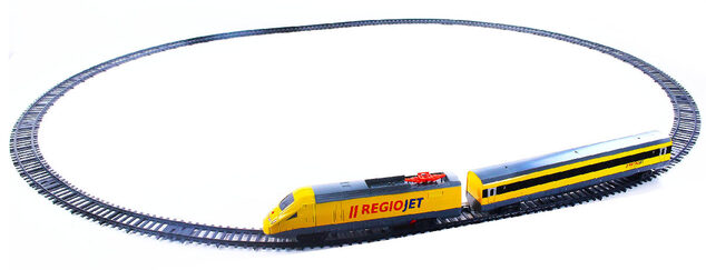 Tren RegioJet con sonido y luz