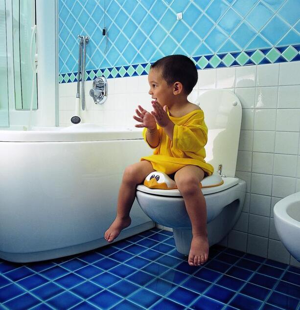 OK BABY Redukce na WC Ducka oranžová 45