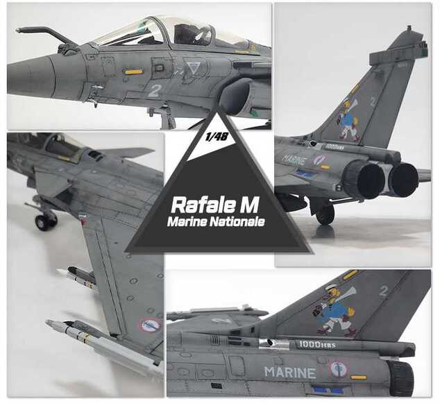 Kit model avion 12368 - RAFALE M MARINE NATIONALE (1:48)