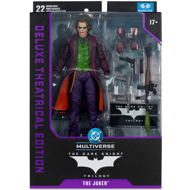The Dark Knight DC Multiverse Deluxe Theatrical Edition akční figurka Joker 18 cm