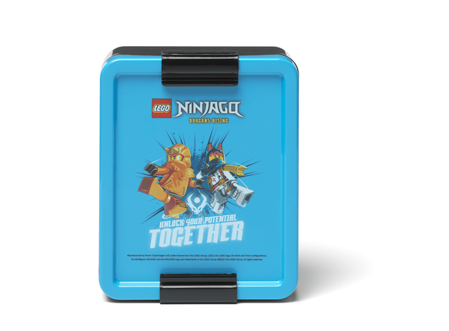 LEGO Ninjago box na desiatu - modrá