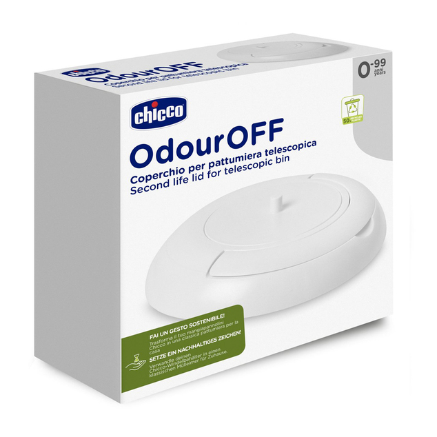 CHICCO Tapa para cubo telescópico para pañales Odour Off