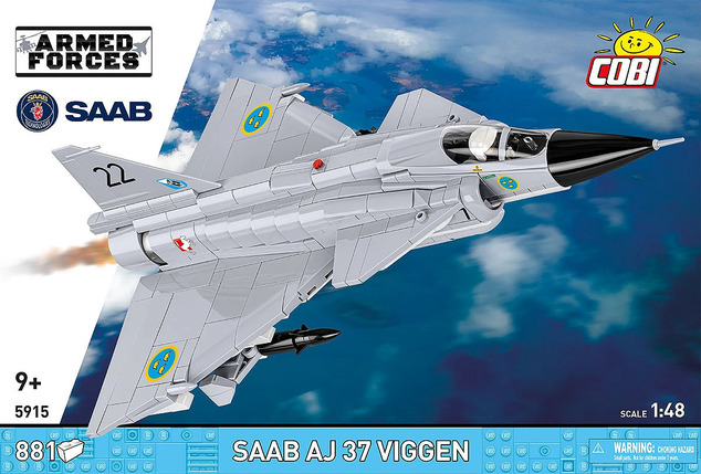 Cobi 5915 Armed Forces SAAB AJ37 VIGGEN, 1:48, 881 k