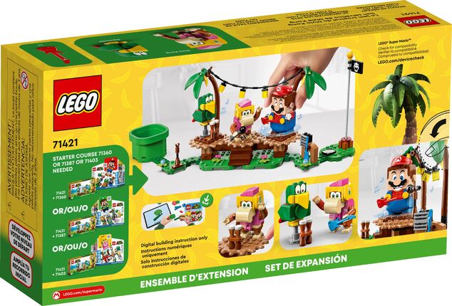 LEGO® Super Mario™ 71421 Dixie Kong a koncert v džungli – rozširujúci set