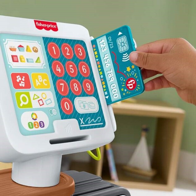 Mattel Fisher Price Hovoriaca pokladňa CZ/SK/ENG/HU/PL