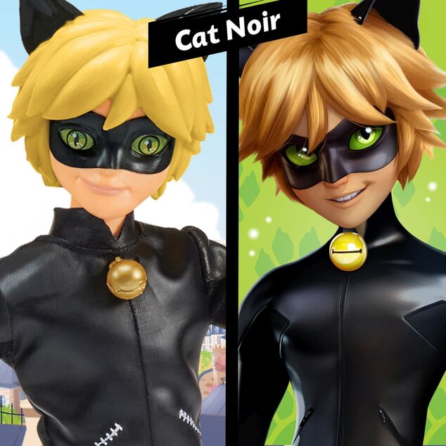 Miraculous: Coccinella e Gatto Nero: Bambola Gatto Nero