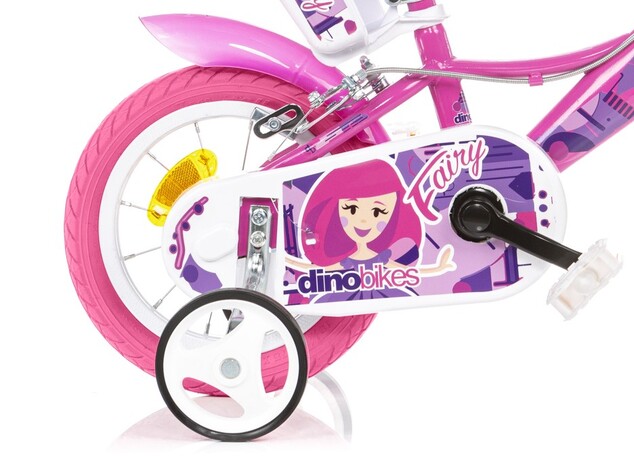 Dino Bikes - Detský bicykel 12" 124RSN-09FY Fairy - ružový