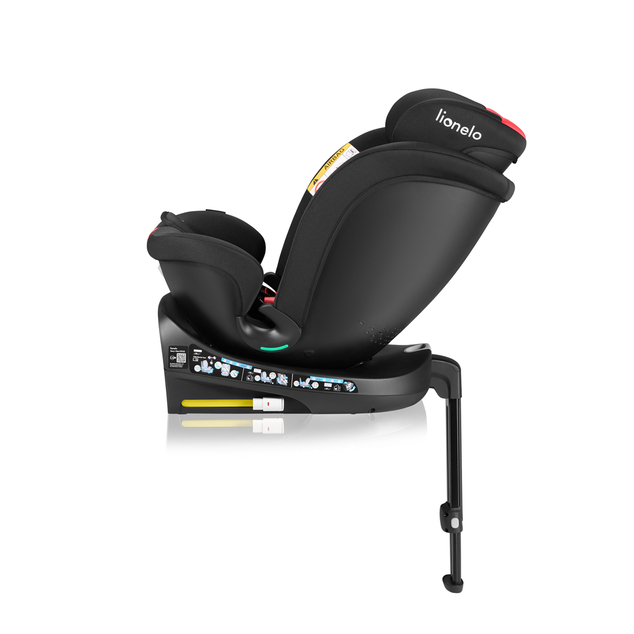 LIONELO Autosedačka Navy i-Size (40-150 cm) Black Red