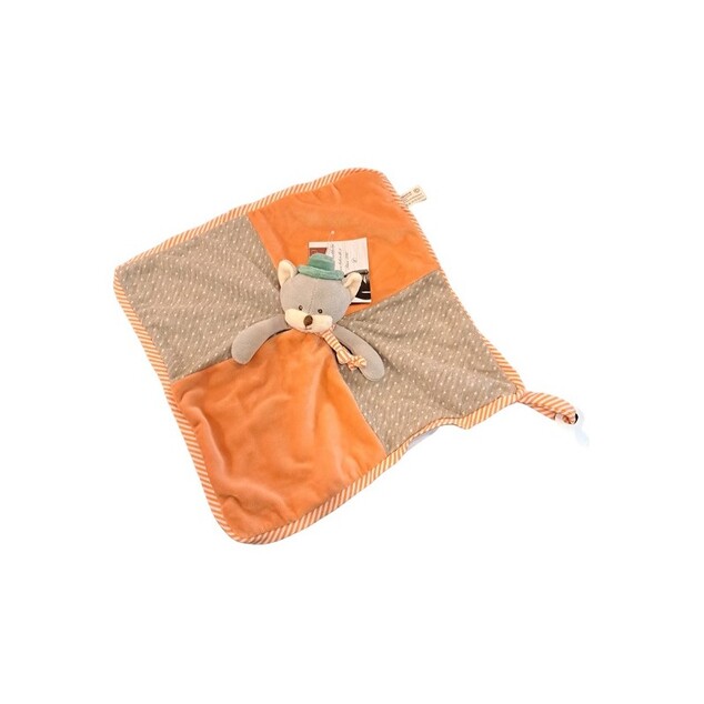BK REMI BABY RUG mzanáčik sa zelenim šeširićem (30x30 cm) s poklon kutijom