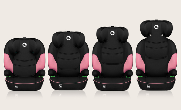 Lionelo Autosedačka Lars i-Size (100-150 cm) Pink Baby