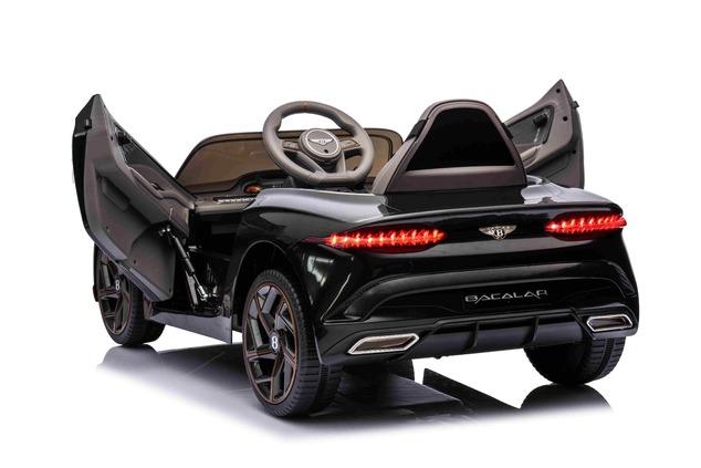 Elektrické autíčko Bentley Bacalar 12V, čierne, Dvere otvárajúce sa nahor, 2.4 GHz diaľkov