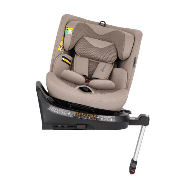 PETITE&amp;MARS Столче за кола Twistguard Pro i-Size Tan Brown Air 40-150 cm(0-36 kg)