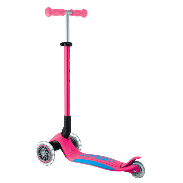 Globber detská skladacia kolobežka Elite Lights Fuchsia