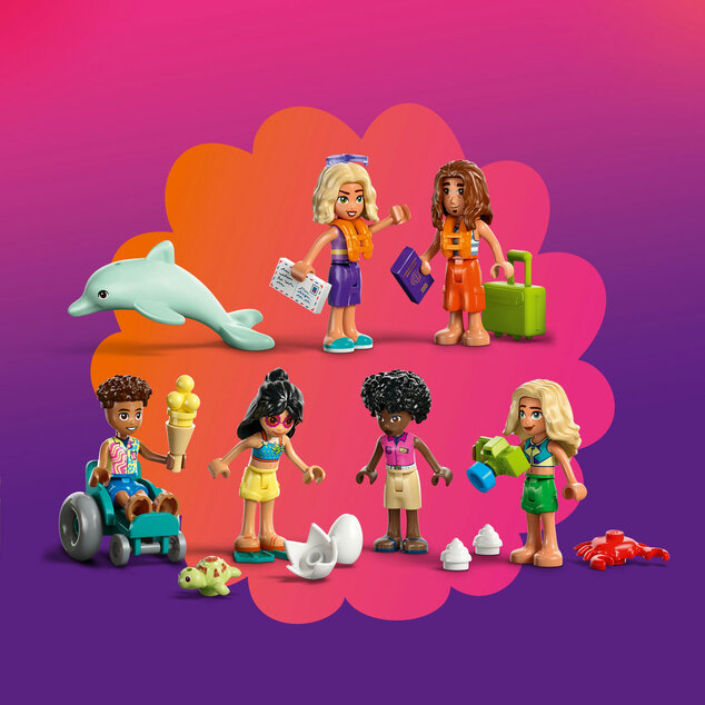 LEGO® Friends 42673 Rodinná dovolenka na pláži