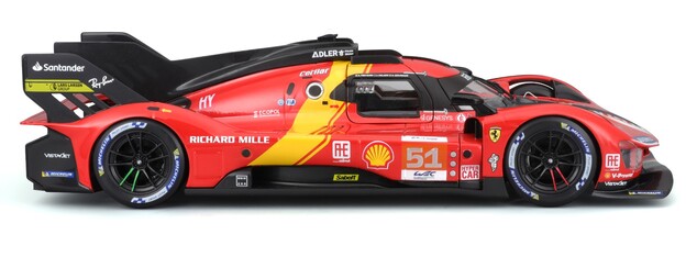 Bburago 1:18 Ferrari Racing - 499P LMH - Red #51