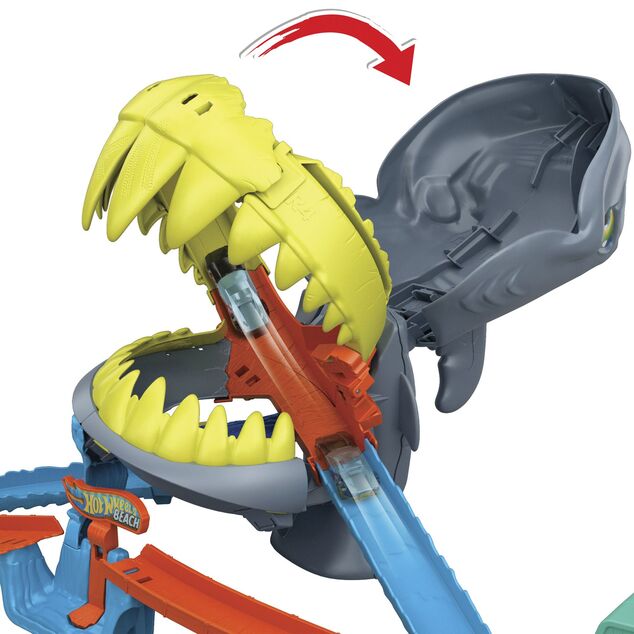 Mattel Hot Wheels Pista City Incontro con lo squalo sulla spiaggia