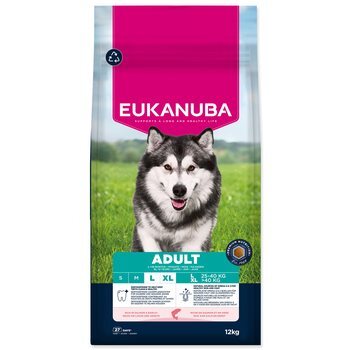 Krmivo EUKANUBA Adult Large rich in salmon and barley 12 kg
